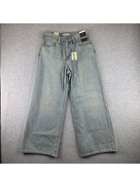 Levi’s XL Straight Jeans Women’s 28x29 Light Wash Baggy Mid Rise Relaxed NWT